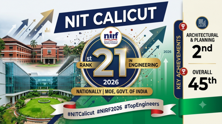 NIT Calicut NIRF Ranking 2026 Out