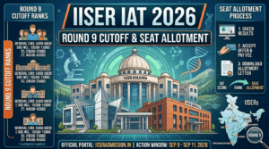 IISER IAT 2026 Round 9 Cutoff and Seat Allotment (Out) at iiseradmission.in; Accept Offer Today