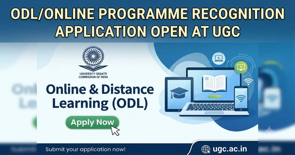 ODL/Online Programme Recognition at UGC