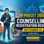 AP PGECET 2026 Counselling Registration Begins September 16; Check Schedule at cets.apsche.ap.gov.in