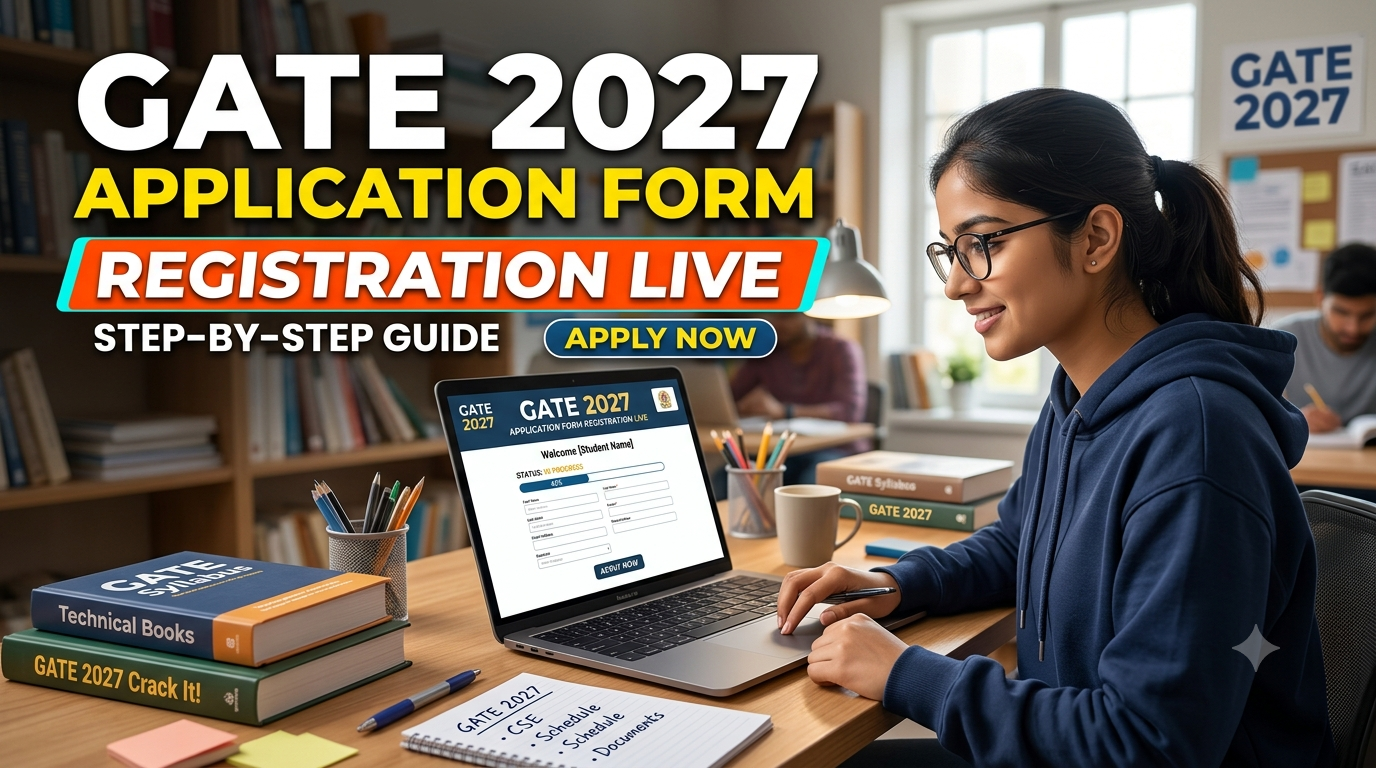 GATE 2027 Application Form Registration Live