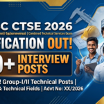 TNPSC CTSE 2026 Notification Out For 170 Interview Posts