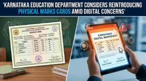 Karnataka Education Department Considers Reintroducing Physical Marks Cards Amid Digital Concerns