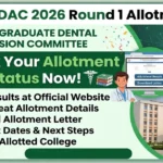 Bihar PGDAC 2026 Round 1 Allotment Out: Full Schedule, How to Check Results & More