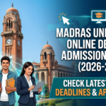 Is Madras University Online Degree Admission Open?
