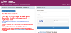 Latest Notification on Official Website