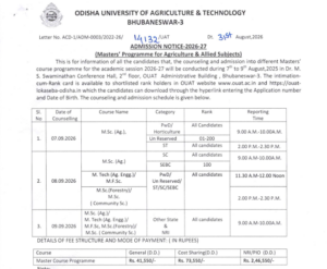 Official Notification