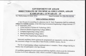 Official Notification