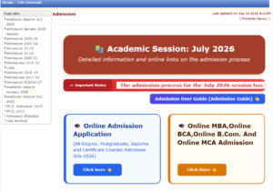 YCMOU's Official Application Portal