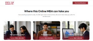 DY Patil Online MBA Placement Stats