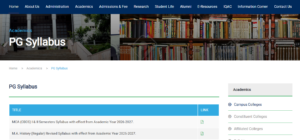 Osmania University Syllabus Portal
