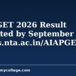 AIAPGET 2026 Result Expected by September 20 at exams.nta.ac.in/AIAPGET