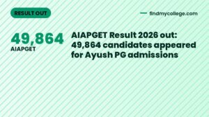 AIAPGET Result 2026 out: 49,864 candidates appeared for Ayush PG admissions