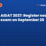 AIDAT 2027: Register now; exam on September 26