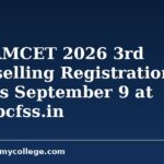 AP EAMCET 2026 3rd Counselling Registration Begins September 9 at cap.apcfss.in