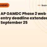 AP OAMDC Phase 2 web option entry deadline extended to September 25