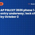 AP PGLCET 2026 phase 1 option entry underway; lock choices by October 2