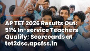 AP TET 2026 Results Out: 51% In-service Teachers Qualify; Scorecards at tet2dsc.apcfss.in