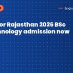 Apply for Rajasthan 2026 BSc Biotechnology admission now