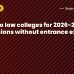 Apply to law colleges for 2026-27 admissions without entrance exams