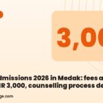 B.Com admissions 2026 in Medak: fees at GDC Medak INR 3,000, counselling process detailed