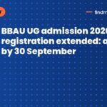 BBAU UG admission 2026-27 registration extended: apply by 30 September
