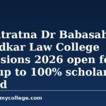 Bharatratna Dr Babasaheb Ambedkar Law College admissions 2026 open for LLB, up to 100% scholarship offered