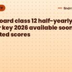 Bihar Board class 12 half-yearly maths answer key 2026 available soon for estimated scores