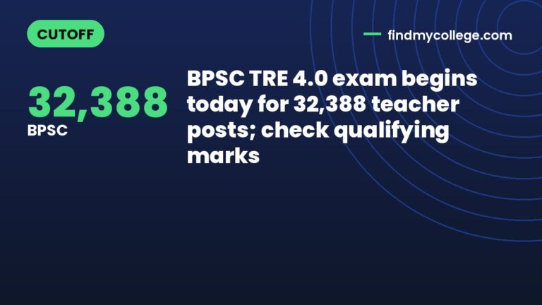 BPSC TRE 4.0 exam begins today for 32,388 teacher posts; check qualifying marks