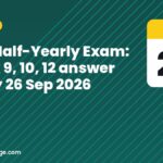 BSEB Half-Yearly Exam: Check 9, 10, 12 answer key by 26 Sep 2026