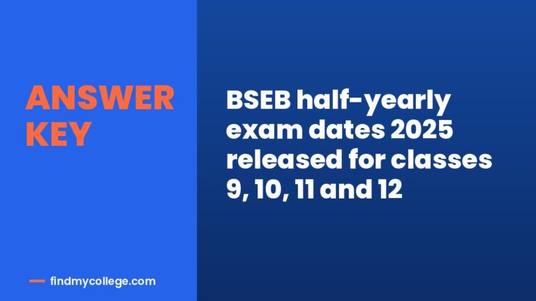 BSEB half-yearly exam dates 2025 released for classes 9, 10, 11 and 12