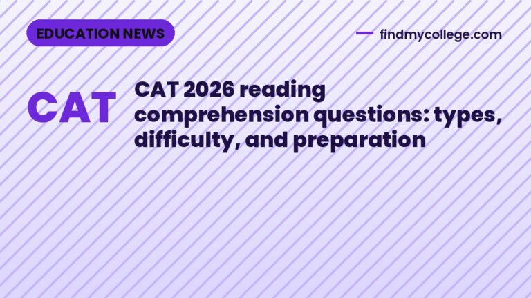 CAT 2026 reading comprehension questions: types, difficulty, and preparation