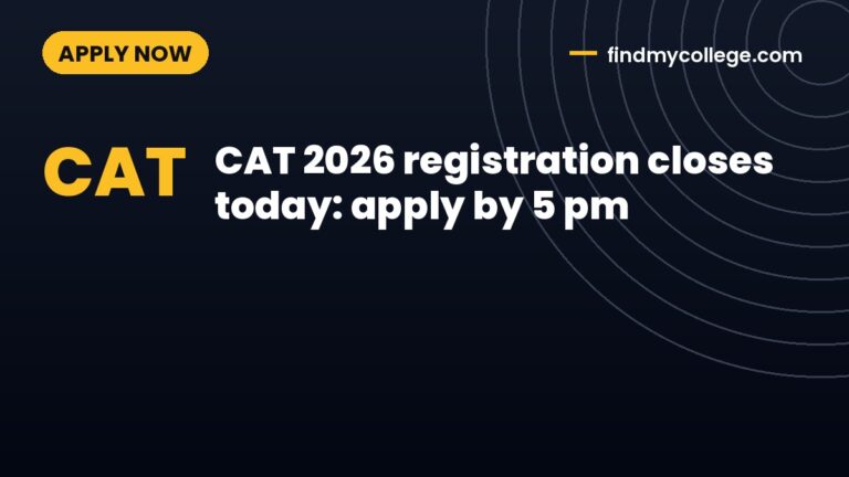 CAT 2026 registration closes today: apply by 5 pm