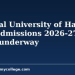 Central University of Haryana PhD admissions 2026-27 July cycle underway