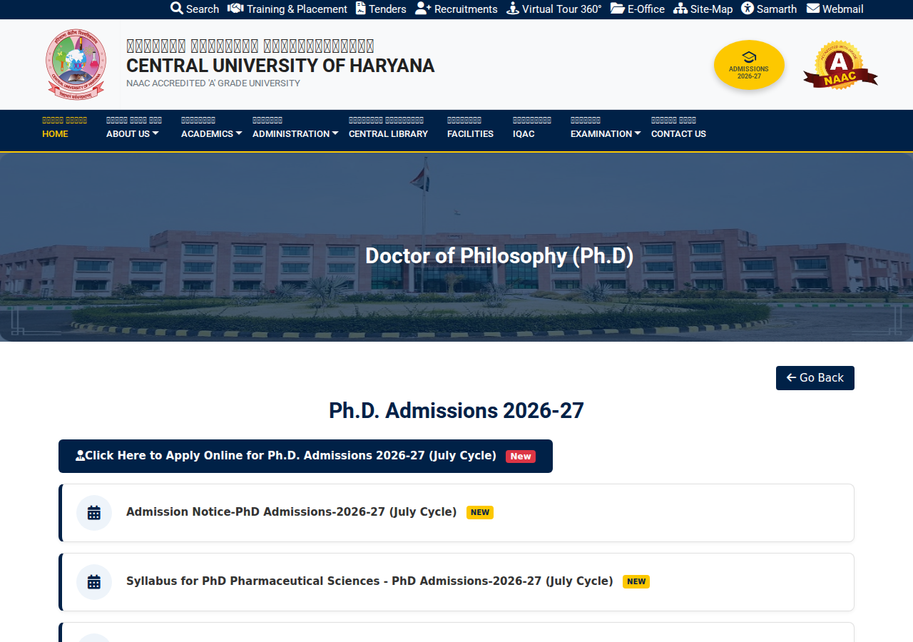 Official notification screenshot