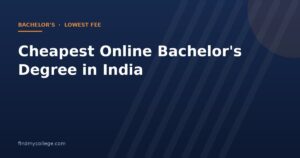 Cheapest Online Bachelor's Degree in India 2026: Lowest Fee UGC Approved Universities