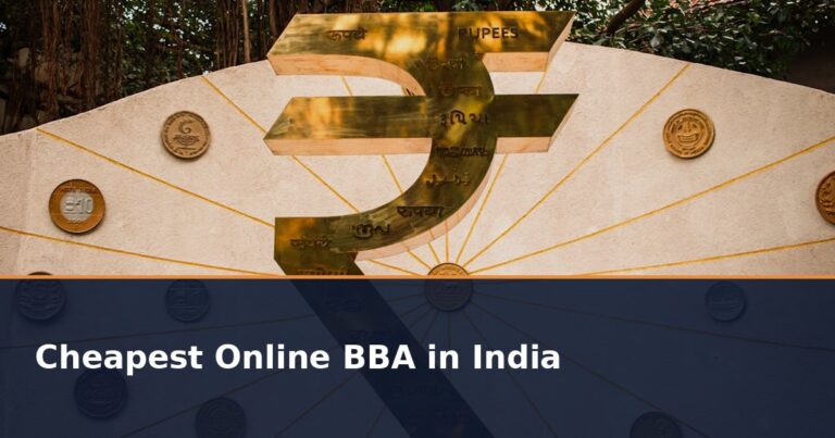 Cheapest Online BBA in India 2026: Lowest Fee UGC Approved Universities