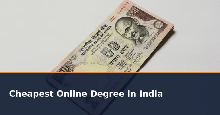 Cheapest Online Degree in India 2026: Lowest Fee UGC Approved Universities