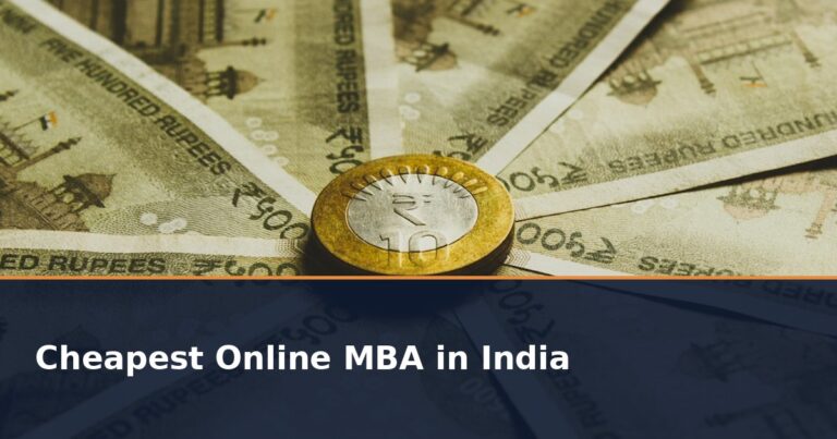 Cheapest Online MBA in India 2026: Lowest Fee UGC Approved Universities