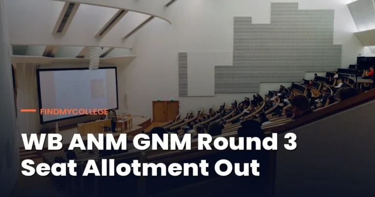 WB ANM GNM Round 3 Seat Allotment Out
