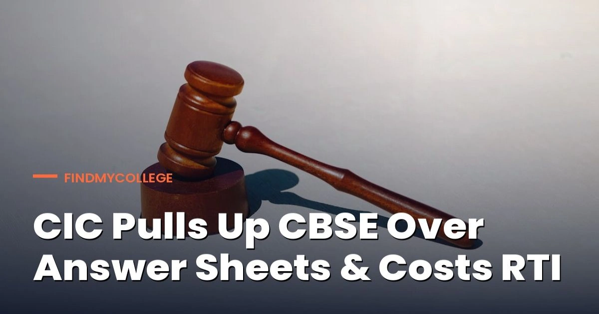 CIC Pulls Up CBSE