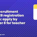 DAV recruitment 2027-28 registration begins: apply by October 8 for teacher posts