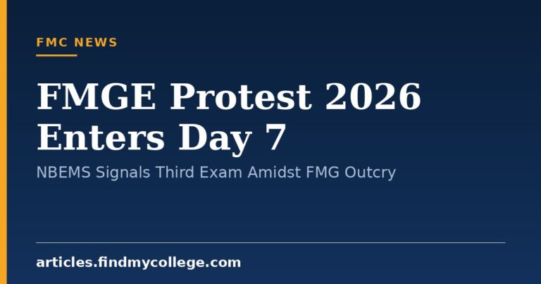 FMGE Protest 2026 Enters Day 7: NBEMS Signals Third Exam Amidst FMG Outcry
