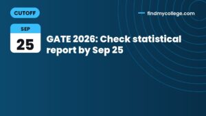 GATE 2026: Check statistical report by Sep 25