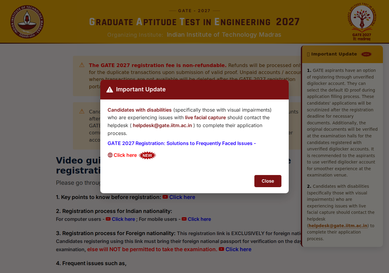 Official notification screenshot