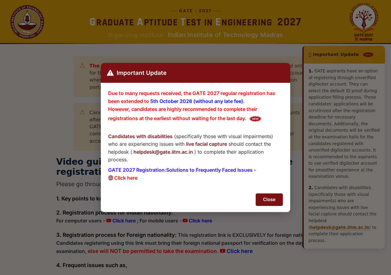 Official notification screenshot