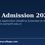 GBU Admission 2026: Vacant Seats Application Deadline Extended to September 15 at gbuadm.samarth.edu.in