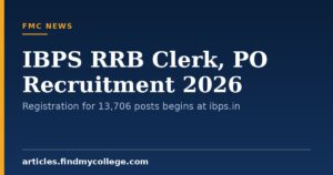 IBPS RRB Clerk, PO Recruitment 2026: Registration for 13,706 posts begins at ibps.in