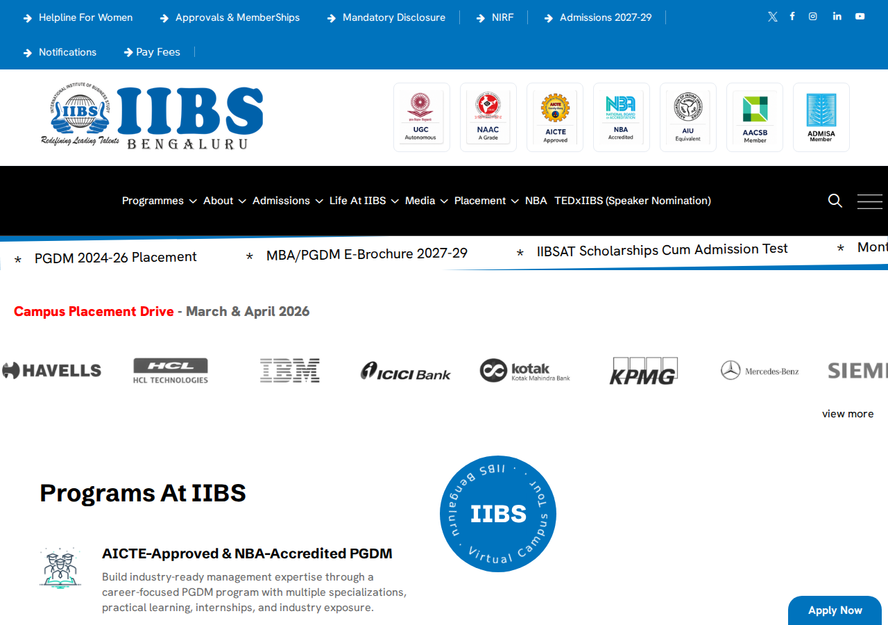 iibsonline.com homepage