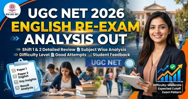 UGC NET 2026 English Re-Exam Analysis Out